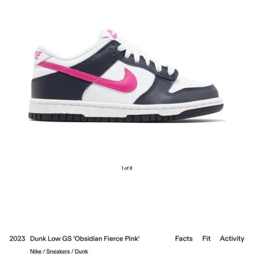Nike Women’s Sneakers White Black Pink Low-Top - Picture 5 of 6